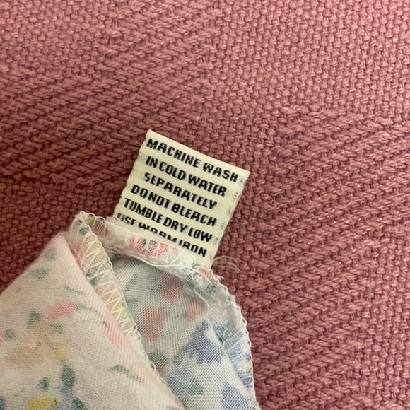 NWOT Style Envy halter top front tie coral/blue button front maxi dress, size M - Picture 8 of 10